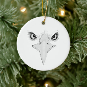 EGELN - DAS GESICHT DER FREIHEIT B+W Keramik Ornam Ornament
