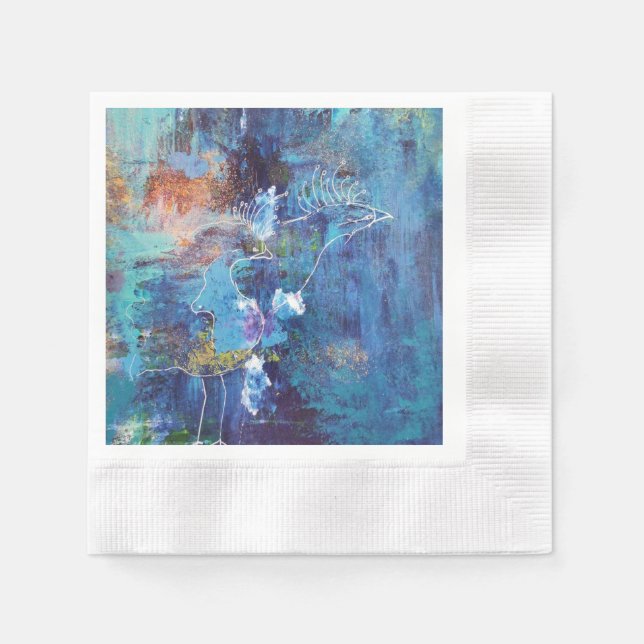 Egendesign servette  serviette (Vorderseite)