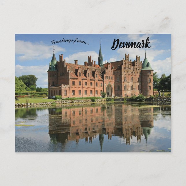 Egeskov Castle Egeskov Gade Kværndrup Dänemark Postkarte (Vorderseite)