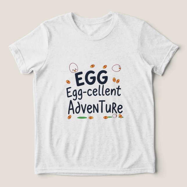Egg-Cent Adventure T - Shirt (Design Vorderseite)