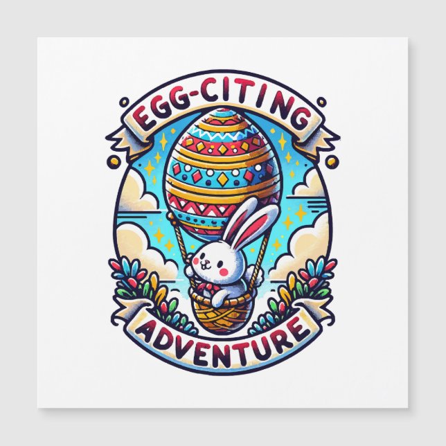 Egg-Citing Adventure Magnetkarte (Vorderseite)