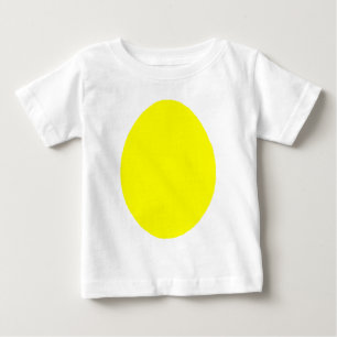 Egg festes gelbes jGibney die MUSEUM Zazzle Baby T-shirt