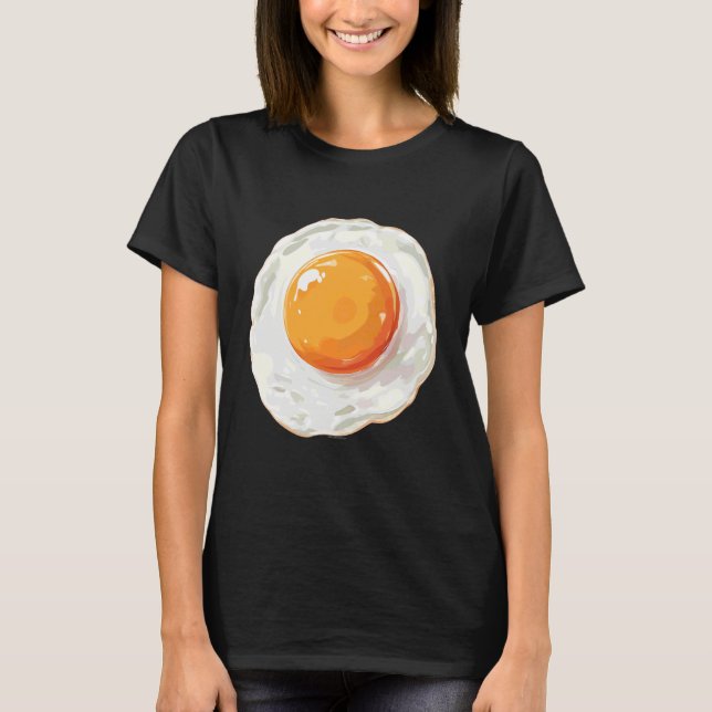 Egg Funny Halloween Pun Costume Deviled Egg Breakf T-Shirt (Vorderseite)