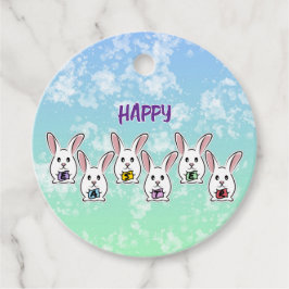 Egg Gestaltete Osterkaninchen Geschenkanhänger