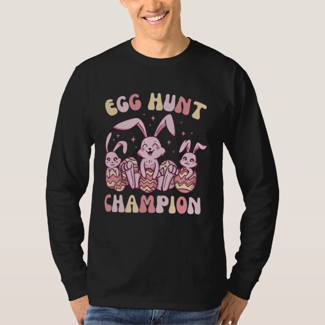 Egg Hunt Champion  Cute Easter Egg for Boys Girls T-Shirt (Vorderseite)