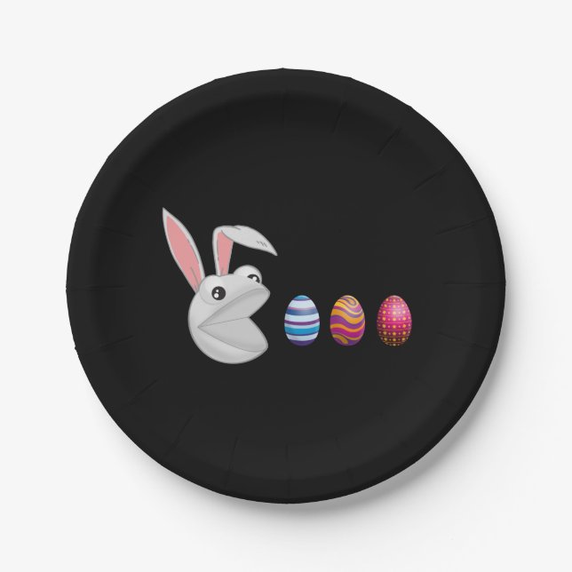 Egg Hunt Ostersonne Pappteller (Vorderseite)