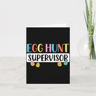 Egg Hunting Squad Funny for Kids Boy Girl Men Karte