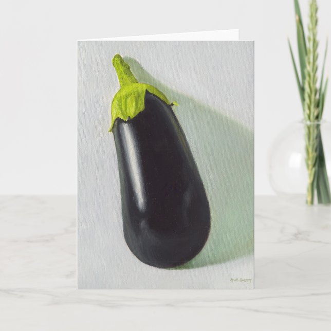 Egg Plant / Aubergine Karte (Vorderseite)