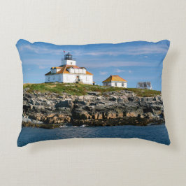 Egg Rock Lighthouse Bar Harbour Maine Accent Pillo Dekokissen