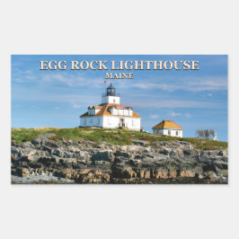 Egg Rock Lighthouse, Bar Harbour Maine Stickers