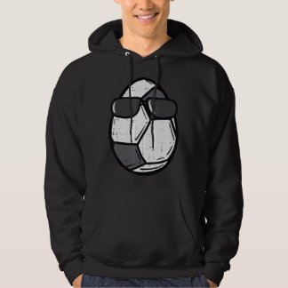 Egg Soccer Sonnenbrille Easter Football Sports Men Hoodie
