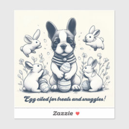 Egg zitiert für Leckereien und Schnecken! Aufkleber