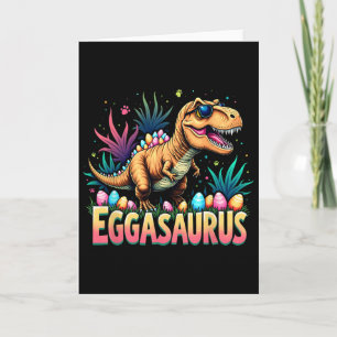 Eggasaurus Ostern Stegosaurus Dinosaur Jungen Kind Karte