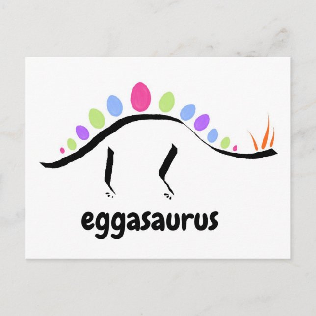 Eggasaurus Postcard Postkarte (Vorderseite)