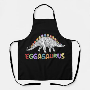 Eggasaurus Stegosaurus Egg Dinosaur Happy Oaster Schürze