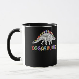 Eggasaurus Stegosaurus Egg Dinosaur Happy Oaster Tasse