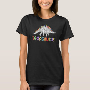 Eggasaurus Stegosaurus Ei Dinosaurier Frohe Ostern T-Shirt