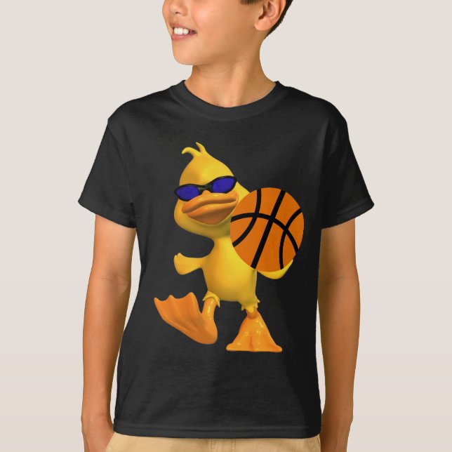 Eggbert le T-shirt frais de basket-ball d'enfants (Devant)