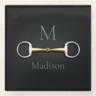 Eggbutt Snaffle Bit Mit Monogramm Reittier Glasuntersetzer
