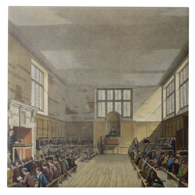 Egge-Schulraum "von der Geschichte der Egge School Fliese (Vorderseite)