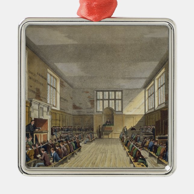Egge-Schulraum "von der Geschichte der Egge School Ornament Aus Metall (Vorne)