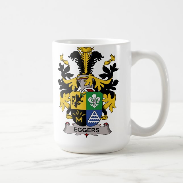 Eggers Familienwappen Kaffeetasse (Rechts)