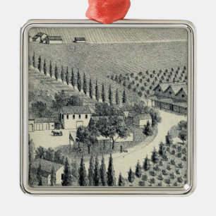 Eggers Weinberg, Fresno Silbernes Ornament