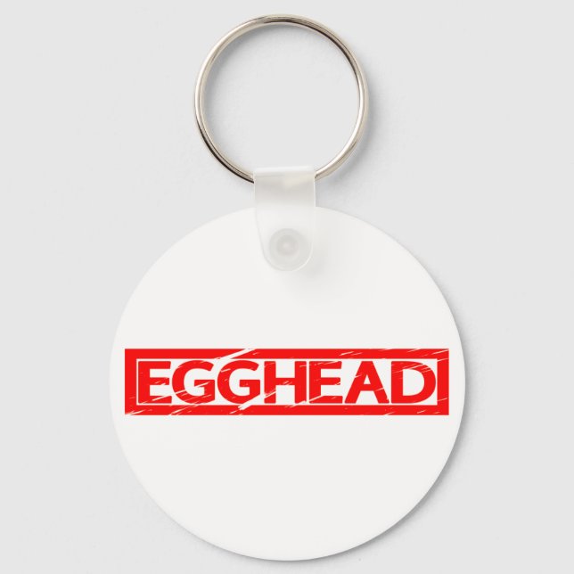 Egghead Briefmarke Schlüsselanhänger (Vorderseite)