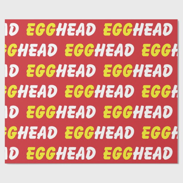 EGGHEAD GESCHENKPAPIER (Flach)