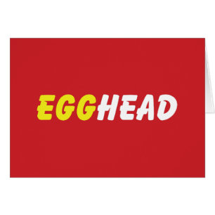 EGGHEAD GREETING CARTES
