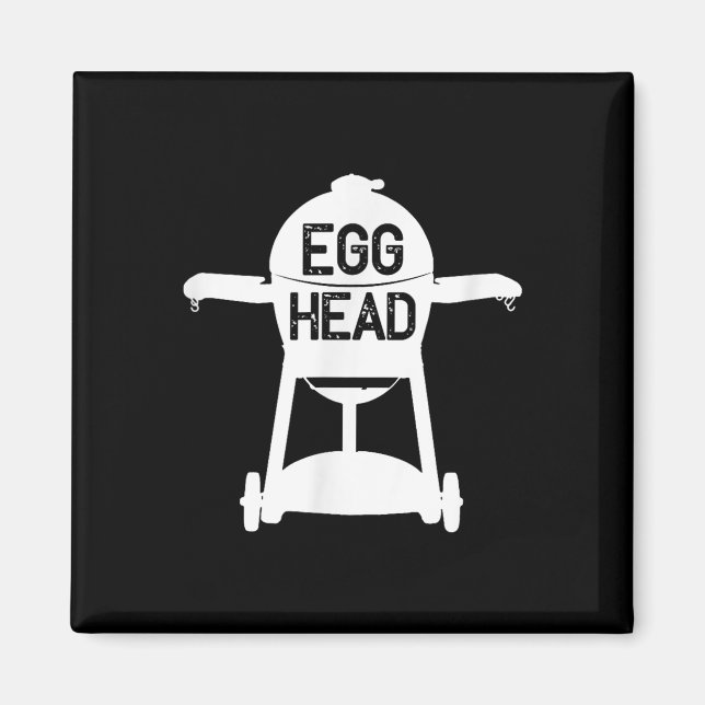 Egghead Grillen Smoker Grill Funny Gift Magnet (Vorne)