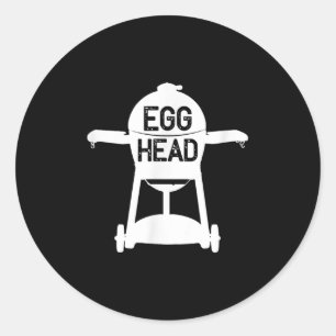 Egghead Grillen Smoker Grill Funny Gift Runder Aufkleber