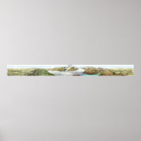 EGGISHORN Swiss Alps Panorama 360° Poster