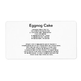 Eggnog Cake-Rezepte