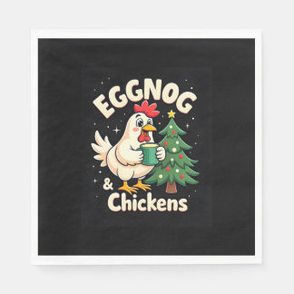 Eggnog & Chickens Serviette