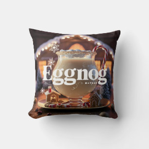 Eggnog Timing, eggnog, Weihnachten Kissen