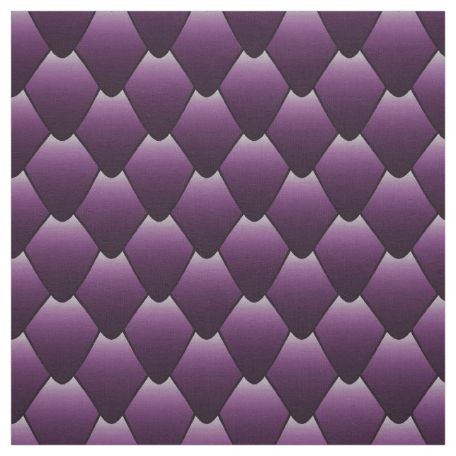 Eggplant Dragon Scales Stoff (Muster)