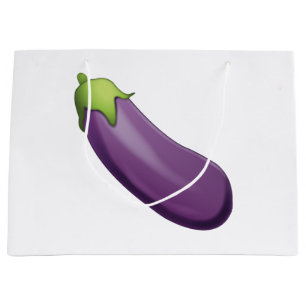 Eggplant - Emoji Große Geschenktüte