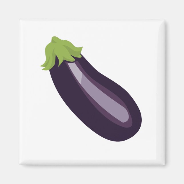 Eggplant Emoji Magnet (Vorne)