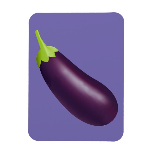 Eggplant Emoji Magnet (Vertikal)