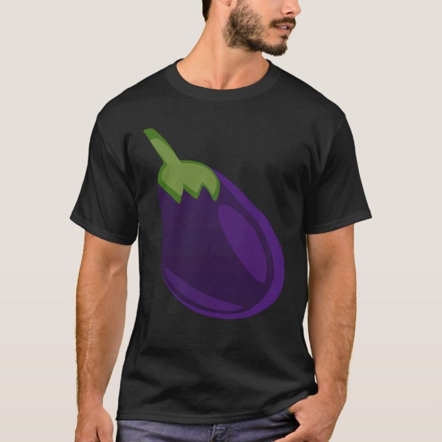 Eggplant Is Life Fun Graphic Vegetable  1 T-Shirt (Vorderseite)