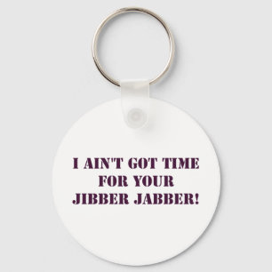 Eggplant Jibber Jabber Schlüsselanhänger