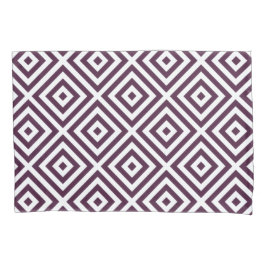 Eggplant Lila Diamond Pattern Gehäuse Kissenbezug