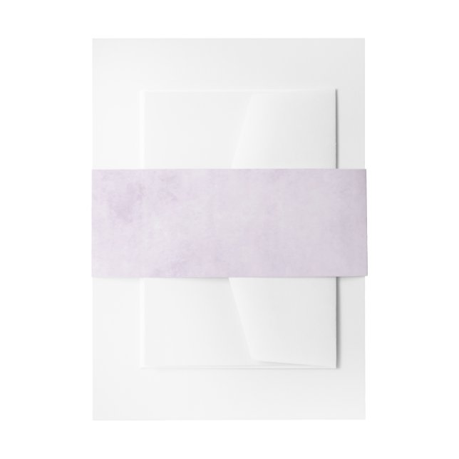 Eggplant Lila Plum lilac Lavender Wedding Einladungsbanderole (Vorderseite Beispiel)