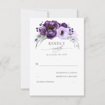 Eggplant Lila Silver Glitzer Blätter Hochzeit