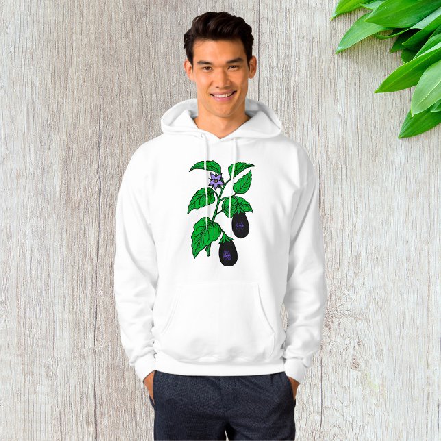 Eggplant Mens Hoodie (Von Creator hochgeladen)
