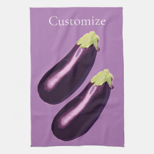 Eggplant Thunder_Cove Geschirrtuch