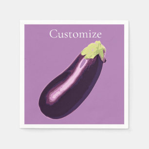 Eggplant Thunder_Cove Serviette
