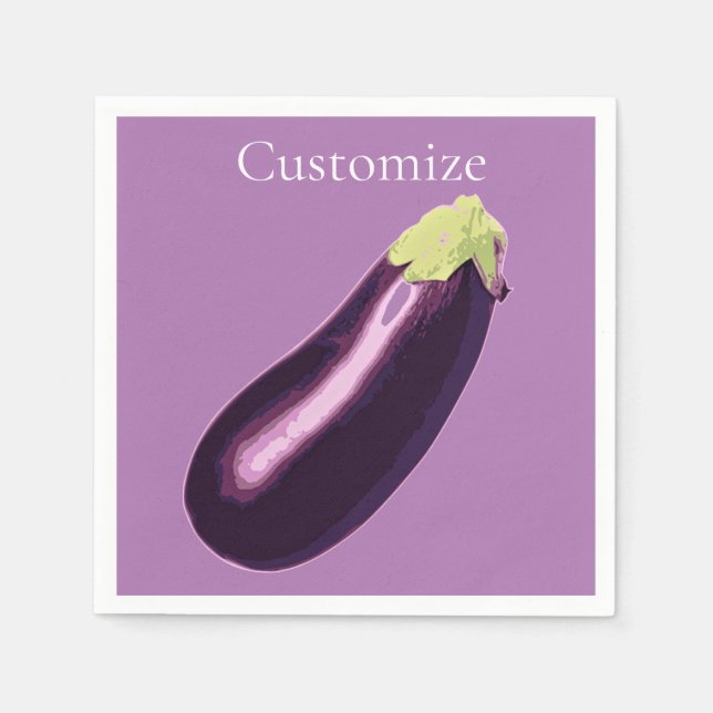 Eggplant Thunder_Cove Serviette (Vorderseite)