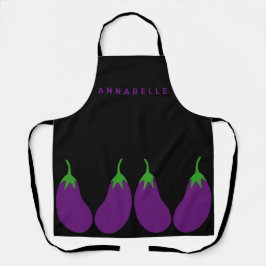 Eggplants personalisieren schürze